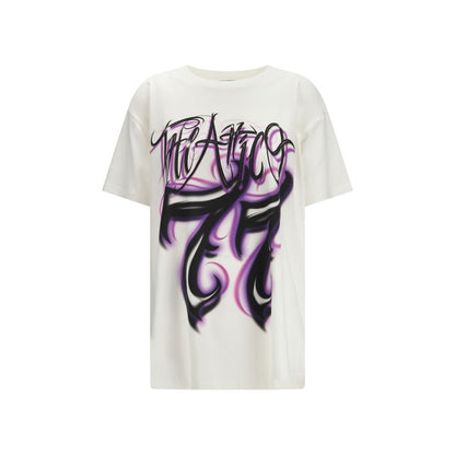 The Attico Weißes Baumwoll-T-Shirt