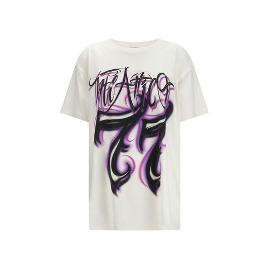 The Attico Weißes Baumwoll-T-Shirt