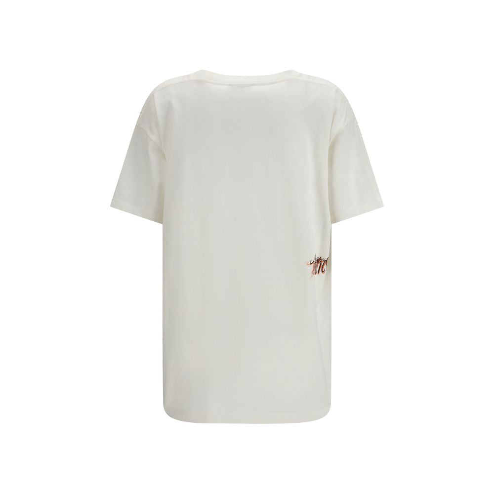 The Attico Weißes Baumwoll-T-Shirt