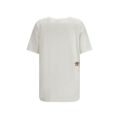 The Attico Weißes Baumwoll-T-Shirt