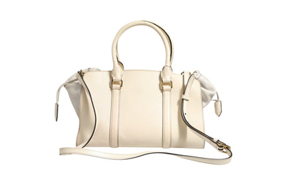 Burberry Große Tote Bag aus Chalk White Leder
