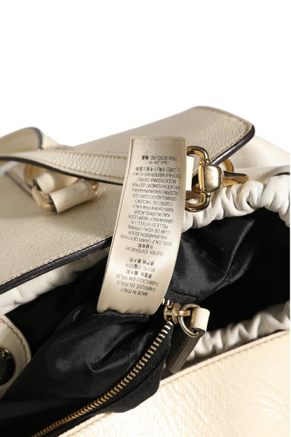 Burberry Große Tote Bag aus Chalk White Leder