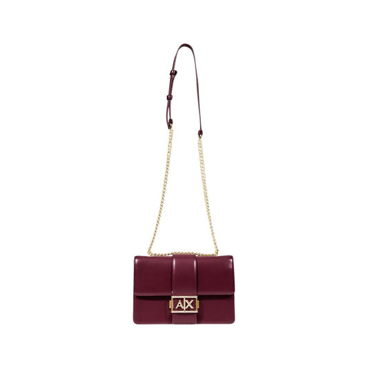 Armani Exchange Bordeaux Polyester Handtasche