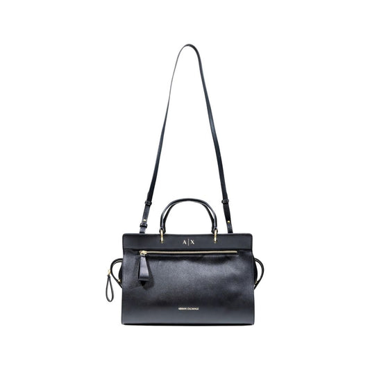 Armani Exchange Schwarze Handtasche aus Polyester