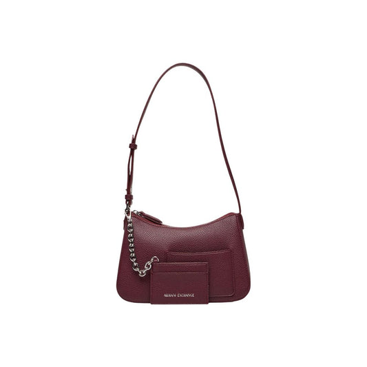 Armani Exchange Bordeaux Polyester Handtasche
