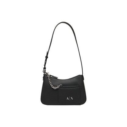 Armani Exchange Schwarze Handtasche aus Polyester