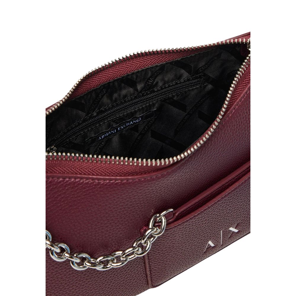 Armani Exchange Bordeaux Polyester Handtasche