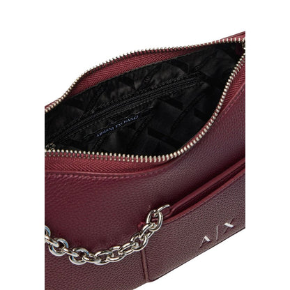 Armani Exchange Bordeaux Polyester Handtasche