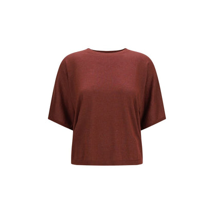 Brunello Cucinelli Bordeaux Kaschmir-Sweatshirt