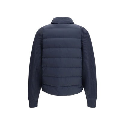 Brunello Cucinelli Blaue Kleidung aus Polyester