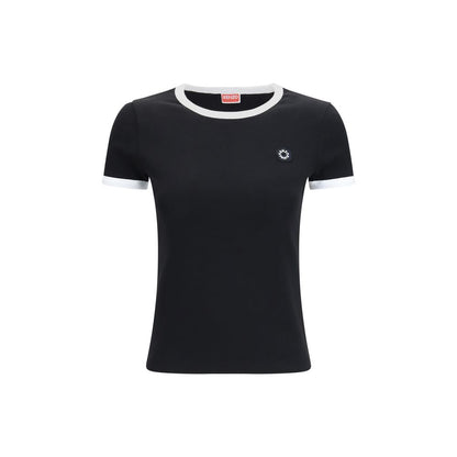 Kenzo Schwarzes Baumwoll-T-Shirt