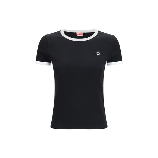 Kenzo Schwarzes Baumwoll-T-Shirt
