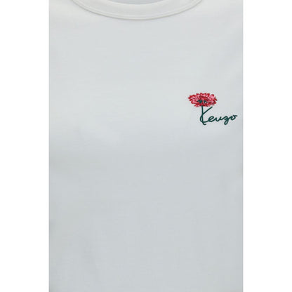 Kenzo Weißes Baumwoll-T-Shirt
