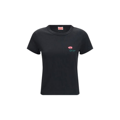 Kenzo Schwarzes Baumwoll-T-Shirt