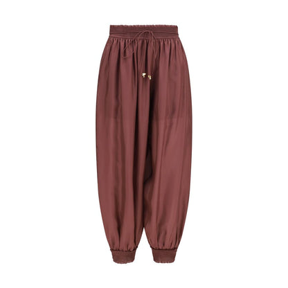 Zimmermann Bordeaux Seiden-Freizeithose