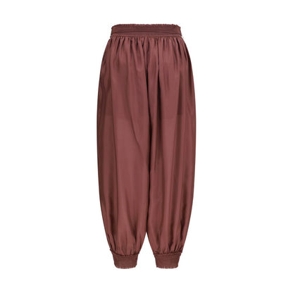 Zimmermann Bordeaux Seiden-Freizeithose