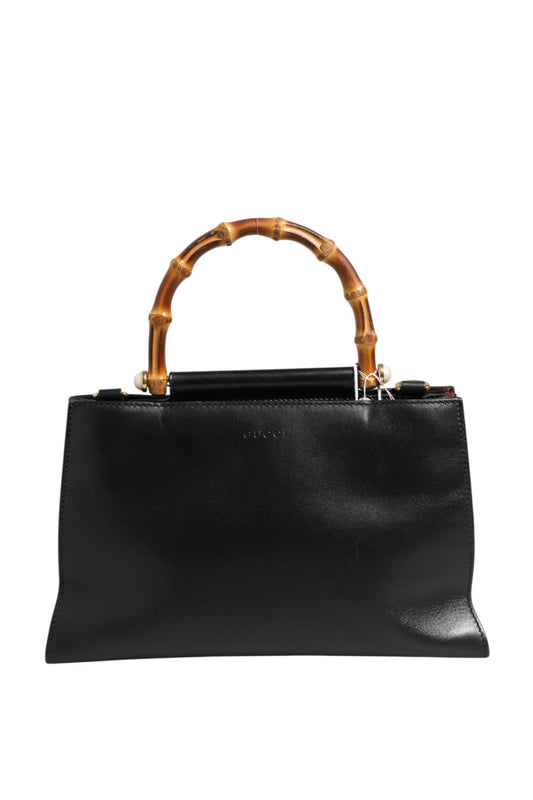 Gucci Nymphaea Bamboo Henkeltasche aus Leder
