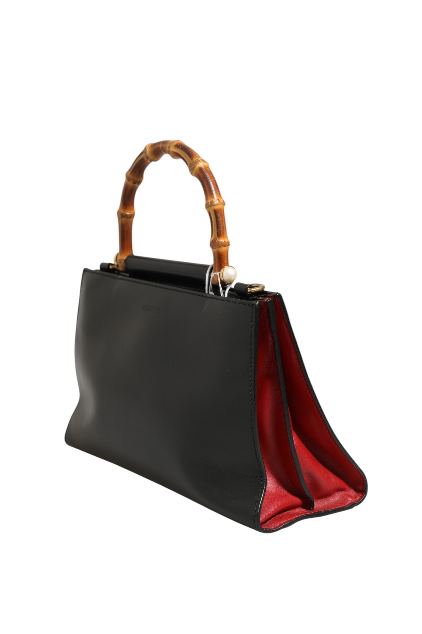 Gucci Nymphaea Bamboo Henkeltasche aus Leder