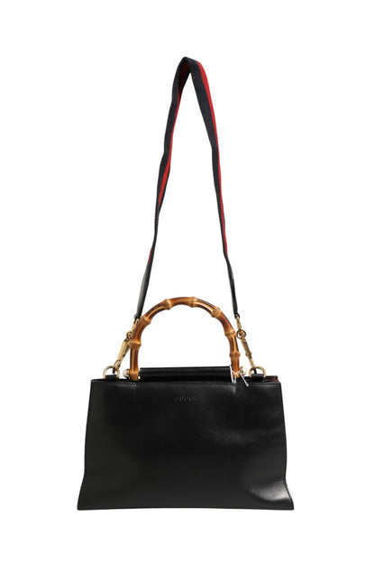 Gucci Nymphaea Bamboo Henkeltasche aus Leder