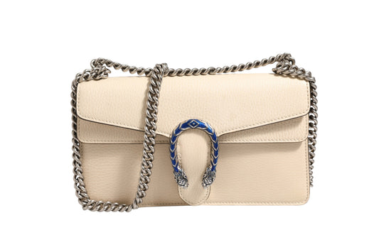 Gucci Dionysus Handtasche aus weißem Leder