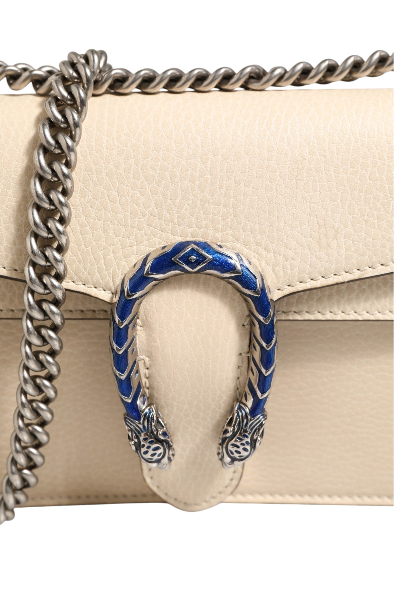 Gucci Dionysus Handtasche aus weißem Leder