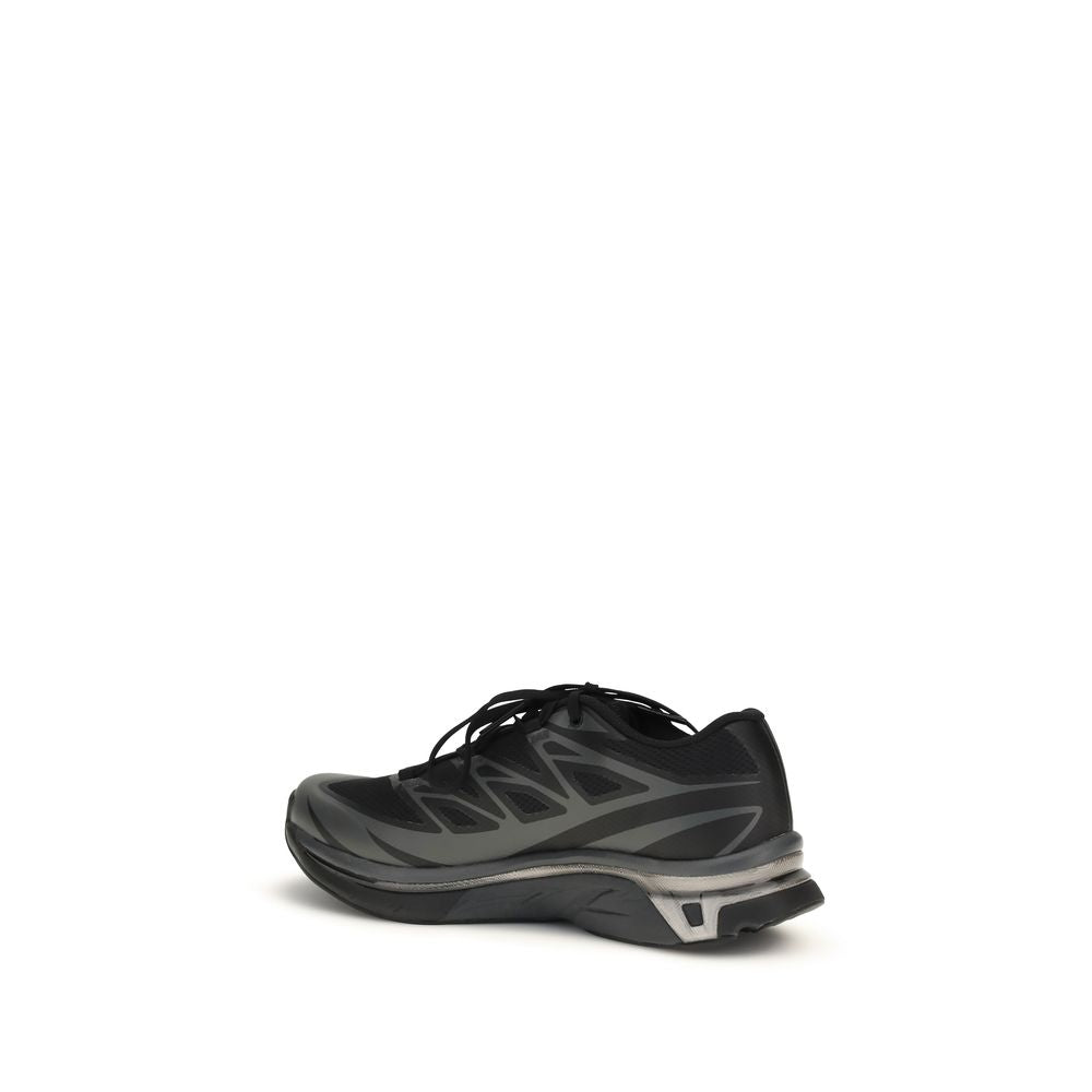 MM6 Schwarze Polyamid-Sneaker für Sport