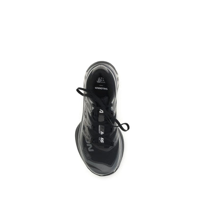MM6 Schwarze Polyamid-Sneaker für Sport