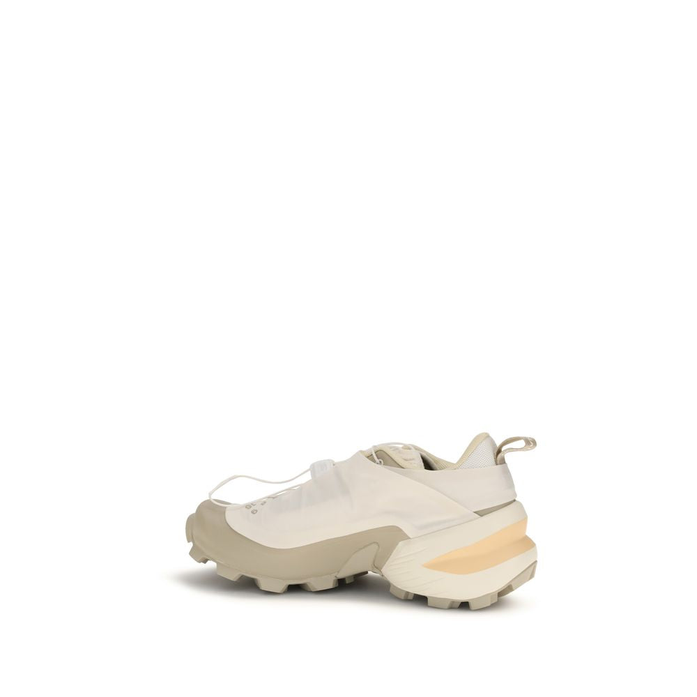 MM6 Weiße Sneaker aus Nylon im Athletic-Look