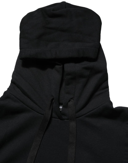 Dolce & Gabbana Kapuzenpullover mit Schwarz-Weiß-Applikationen