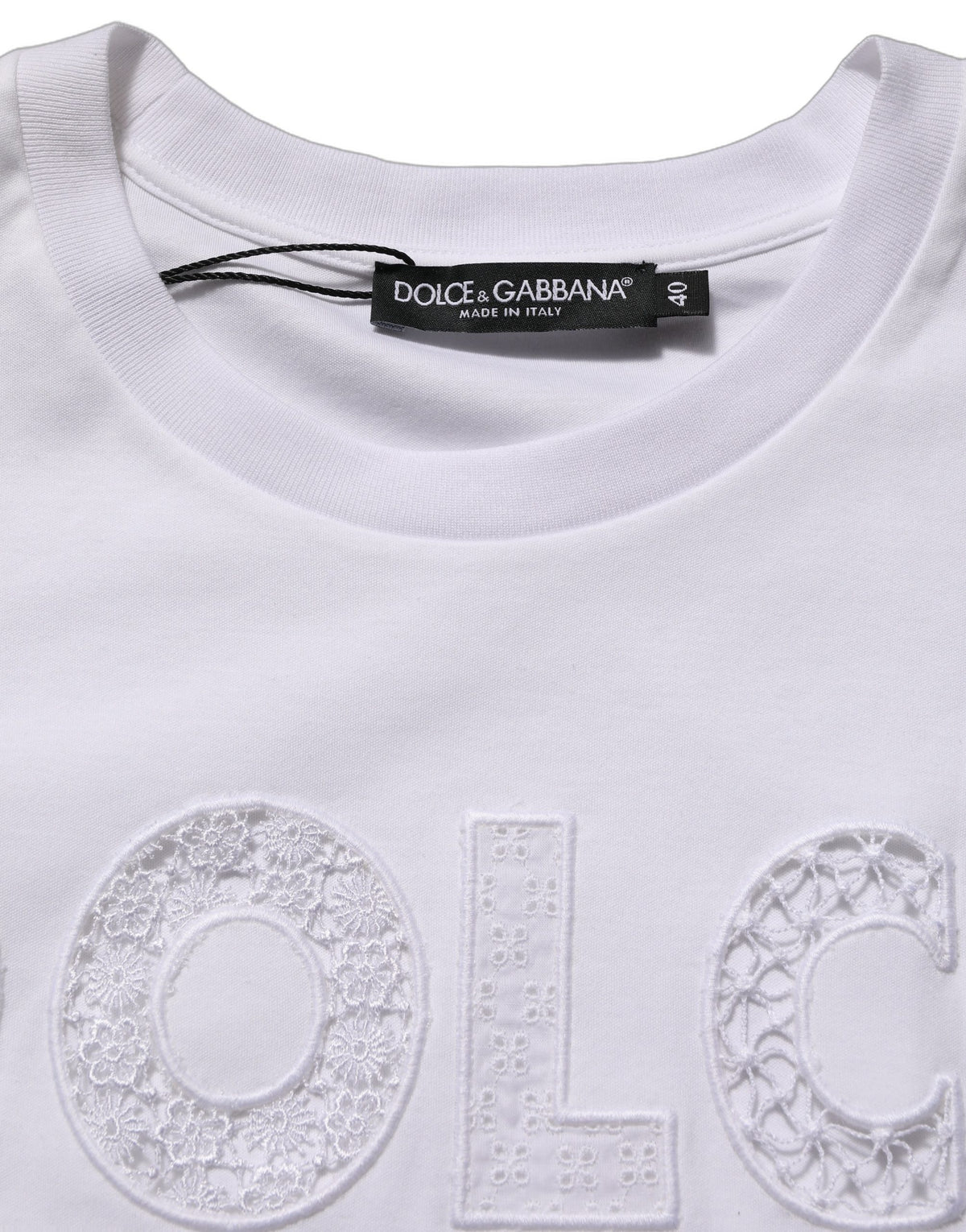 Dolce & Gabbana Weißes Baumwoll-Tanktop mit Logo-Cut-outs