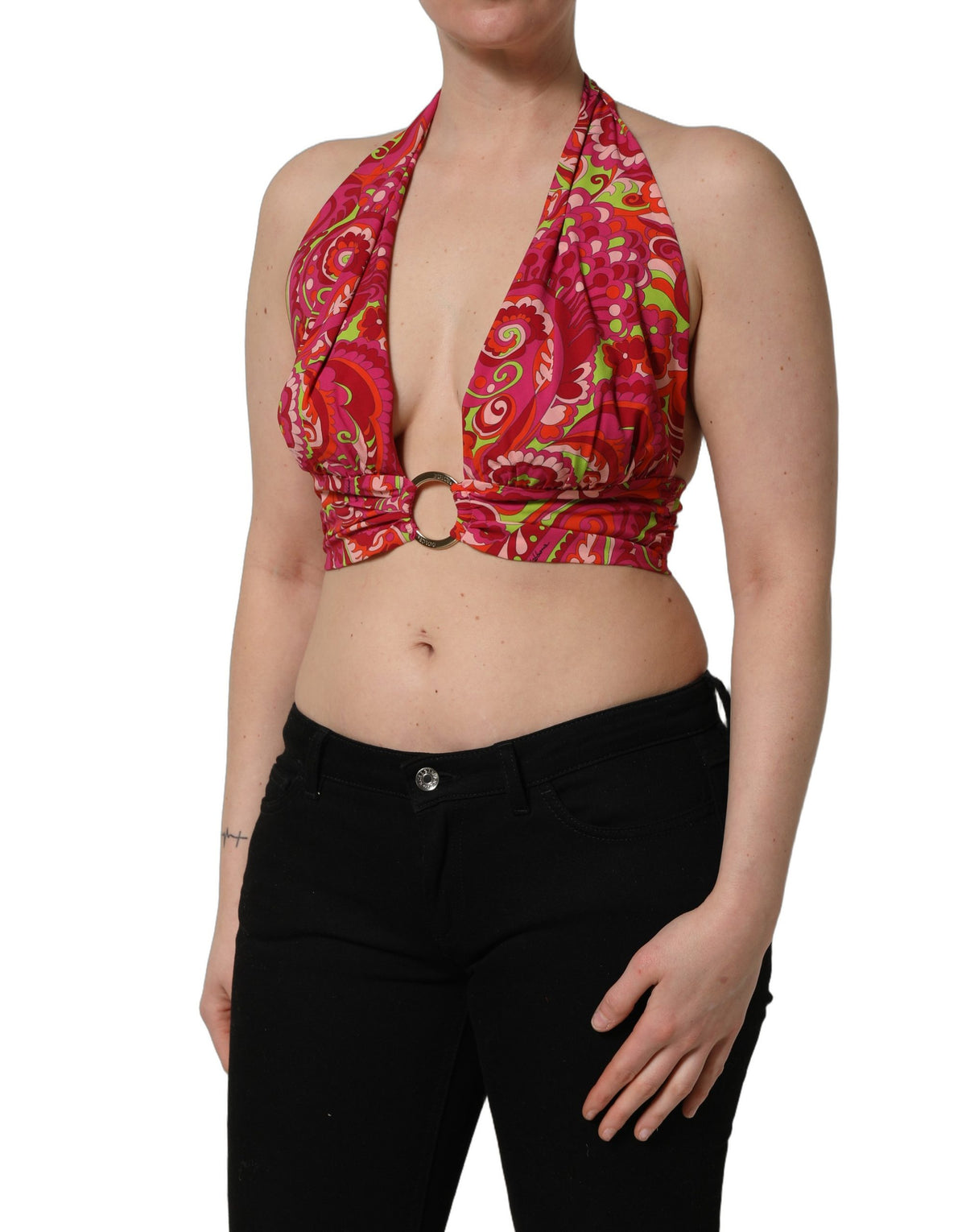 Dolce & Gabbana Top – colore Rosso – Seta