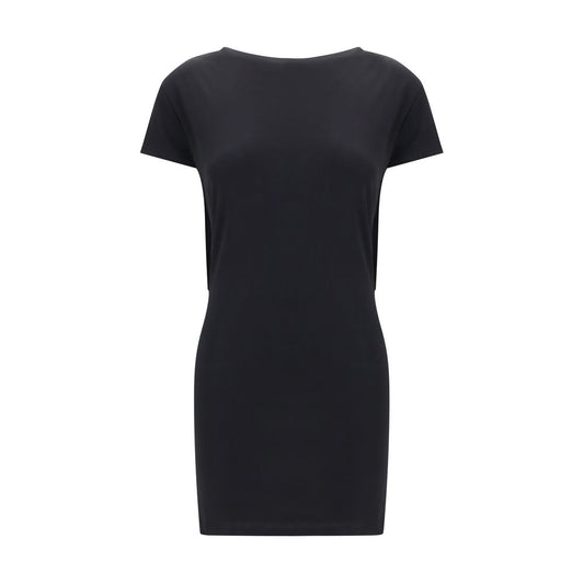 Jacquemus Schwarzes Viskose-Freizeitkleid