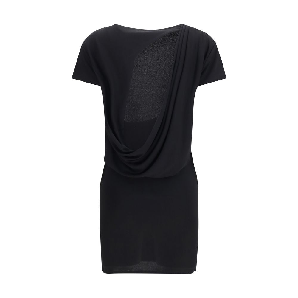 Jacquemus Schwarzes Viskose-Freizeitkleid