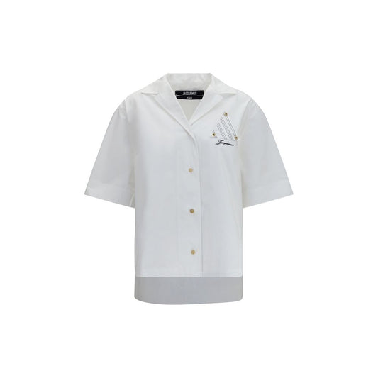 Jacquemus Weißes Baumwollhemd