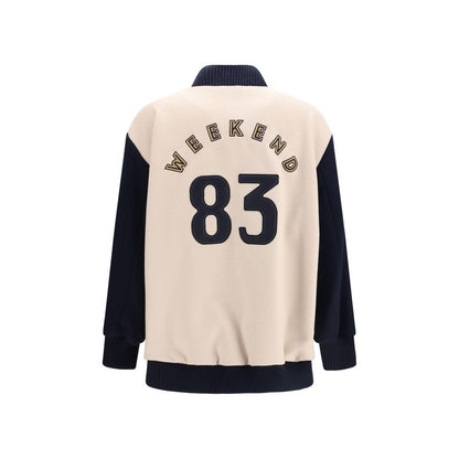 Max Mara Blauer Woll-Oversize-Bomber