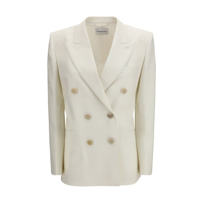 Givenchy Weiße Jacke aus Wolle Ovis Aries