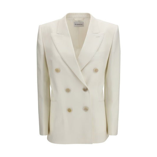 Givenchy Weiße Jacke aus Wolle Ovis Aries