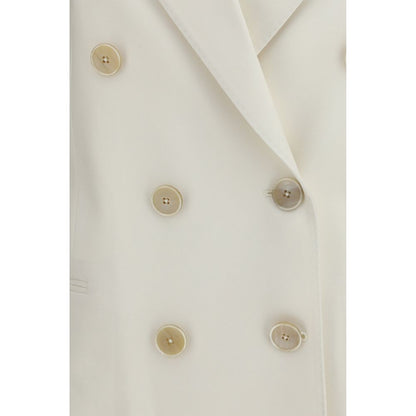 Givenchy Weiße Jacke aus Wolle Ovis Aries