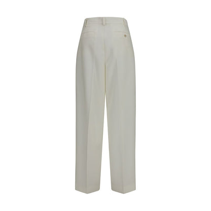 Calvin Klein Weiße Wollhose Oves Aries Casual Pants