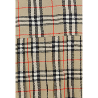Burberry Beige Wool Oves Aries Minirock