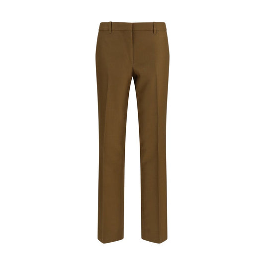Burberry Braune Hose Aries aus Wolle