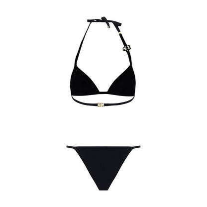 Dolce & Gabbana Schwarzer Nylon-Bikini