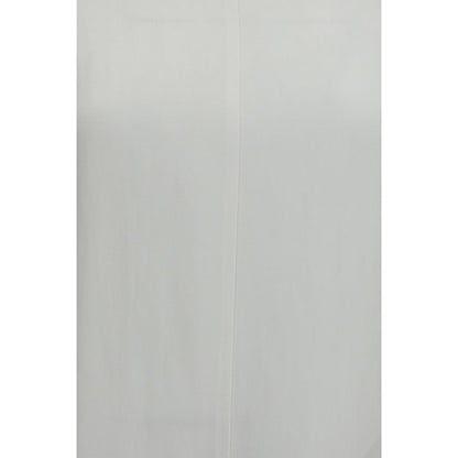 Brunello Cucinelli Weißes legeres Kleid aus Viskose