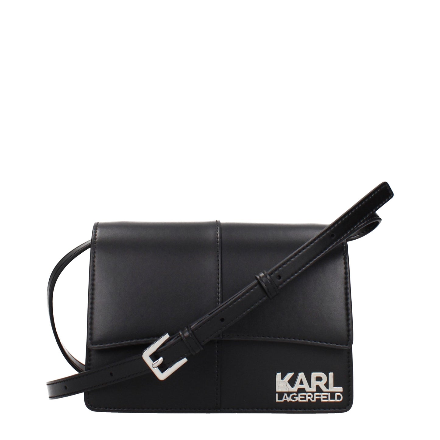 Karl Lagerfeld Schwarze Crossbody-Tasche aus Polyethylen