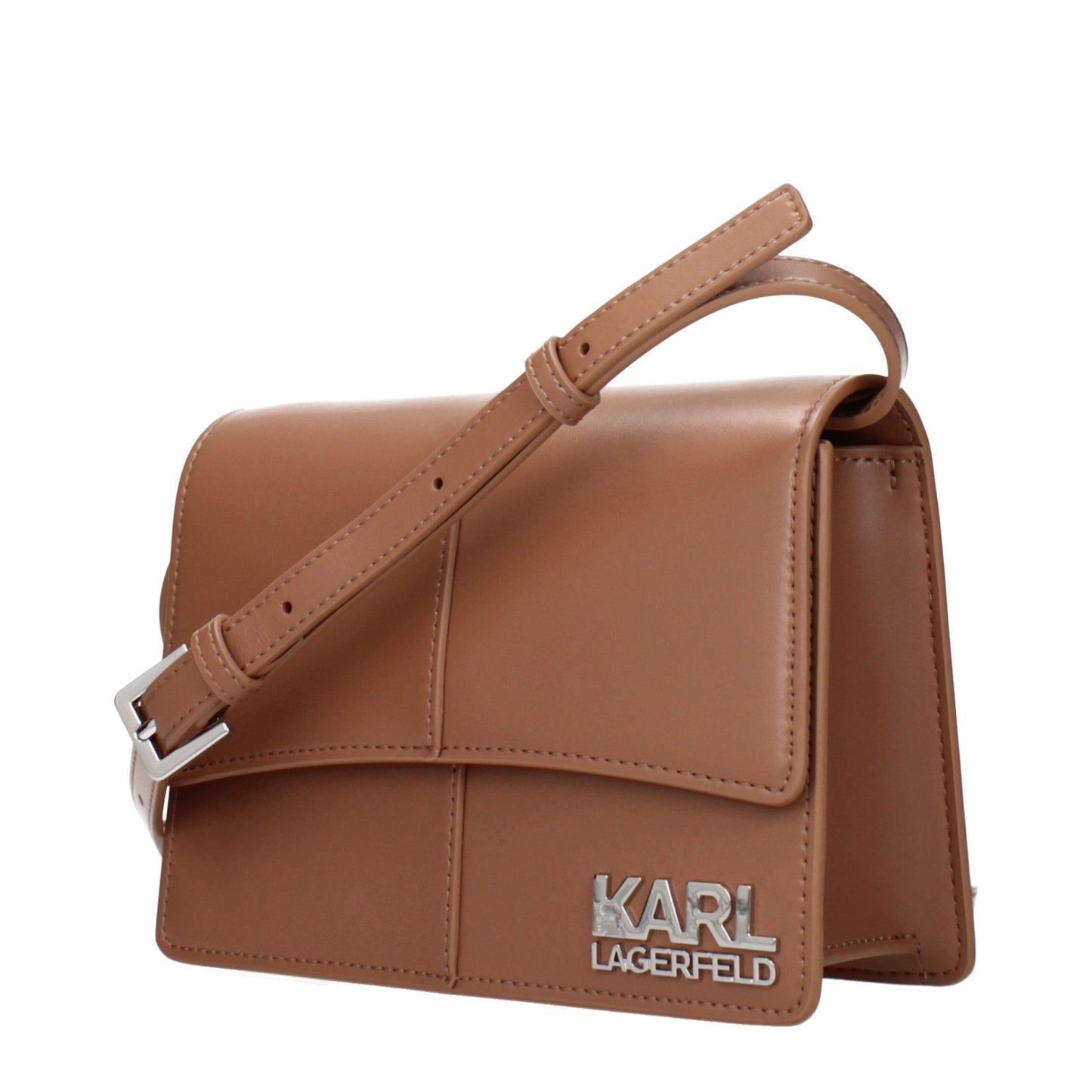Karl Lagerfeld Braune Crossbody Bag aus Polyethylen