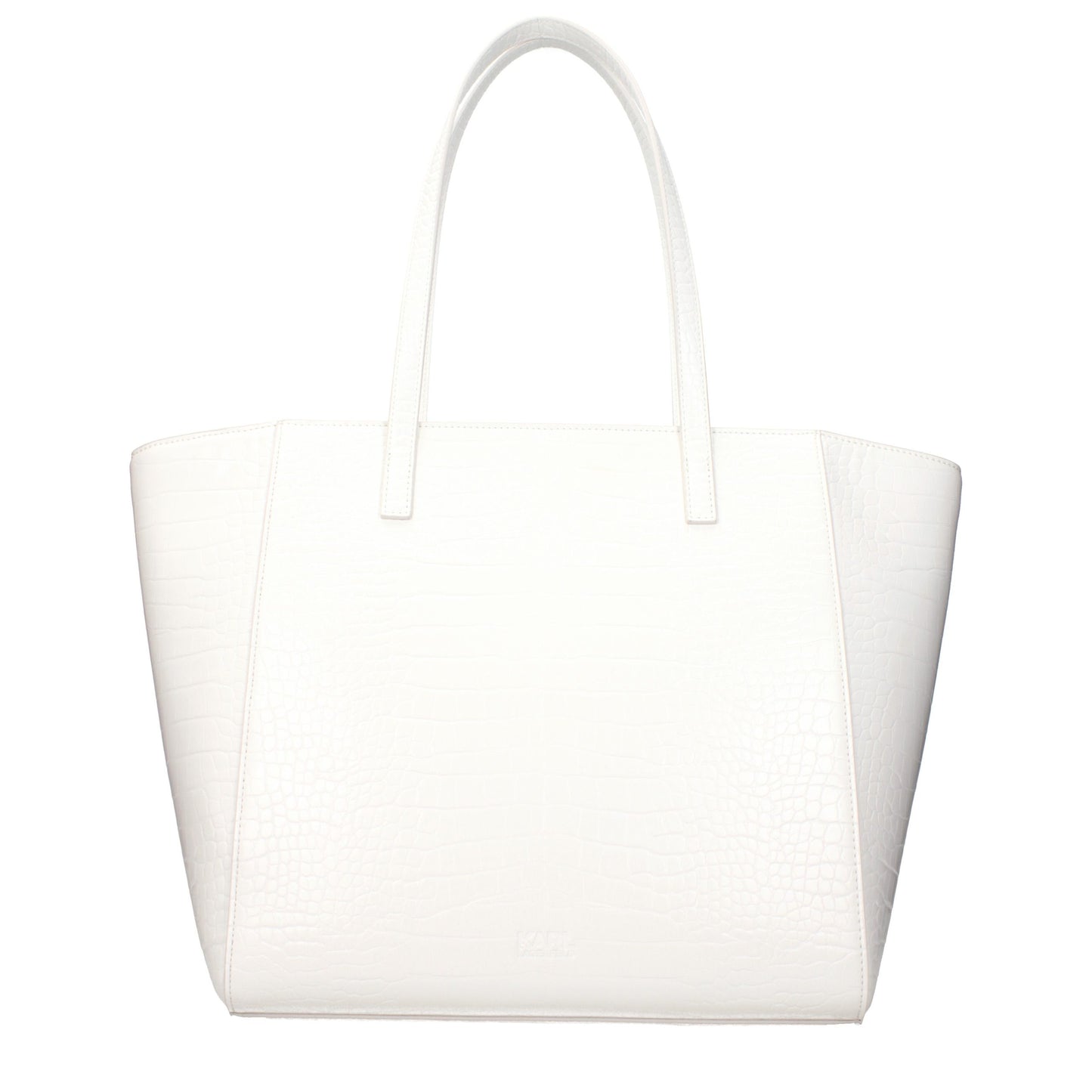 Karl Lagerfeld Weiße Schultertasche aus Polyethylen