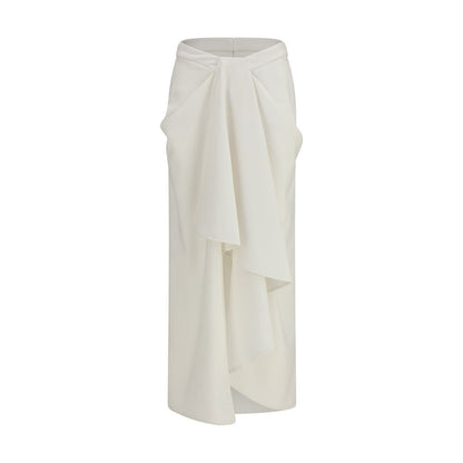Givenchy Langer Rock aus weißer Wolle Ovis Aries