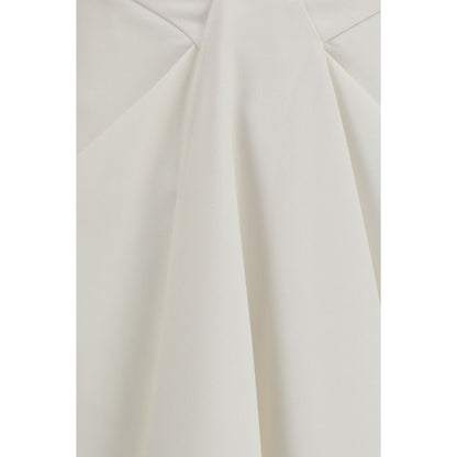 Givenchy Langer Rock aus weißer Wolle Ovis Aries