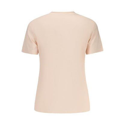 Calvin Klein Rosa Baumwoll-T-Shirt für Damen