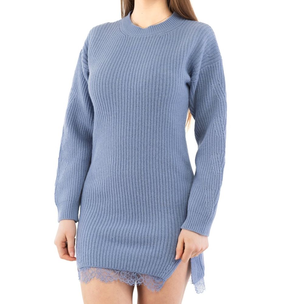Moschino Lila Wollkleid Casual